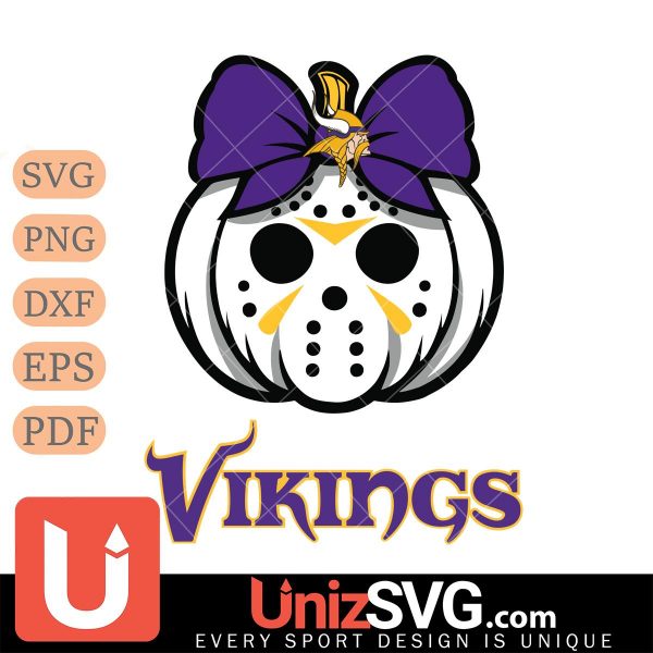 Minnesota Vikings Hello Kitty Jason Voorhees pumpkin Horror