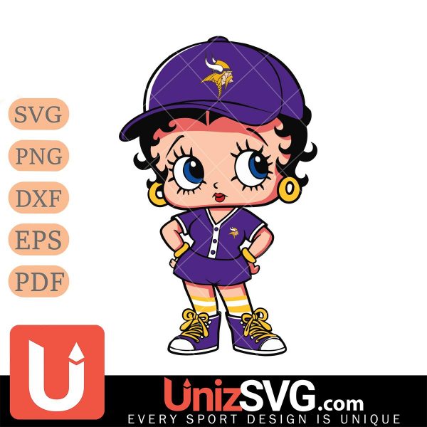 Minnesota Vikings betty boop