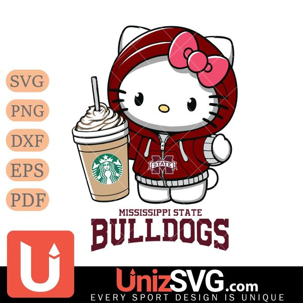 Mississippi State Bulldogs Hello Kitty Starbucks