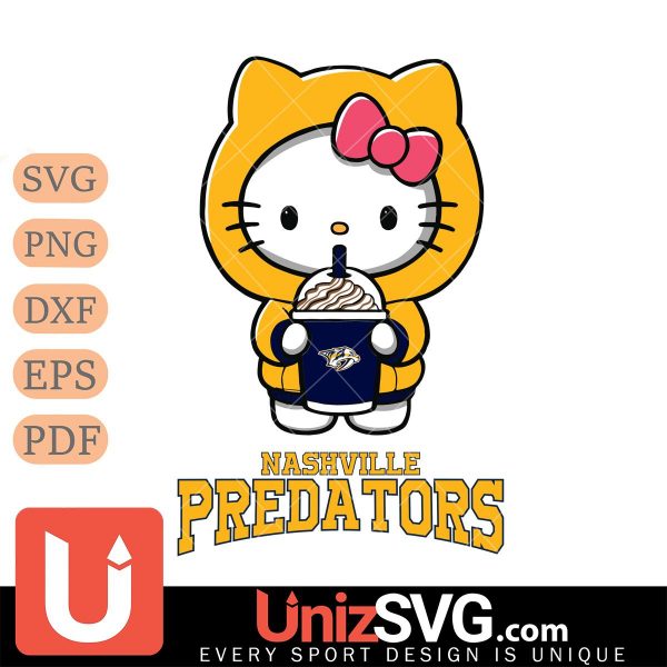 Nashville Predators Hello Kitty 1