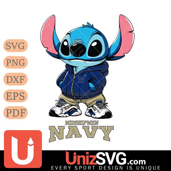 Navy Midshipmen Stitch Disney NCAA