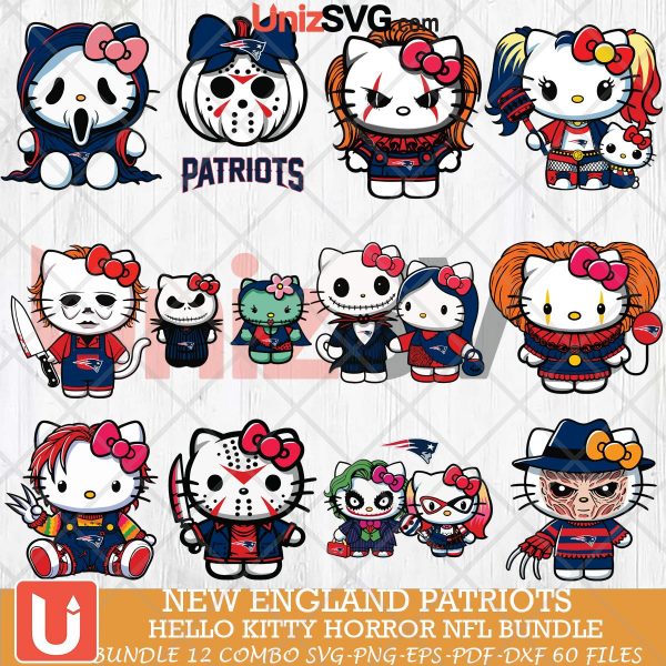 New England Patriots Hello Kitty Horror bundle 12