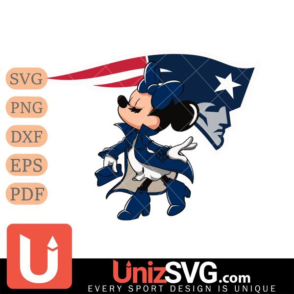 New England Patriots Glamorous Minnie