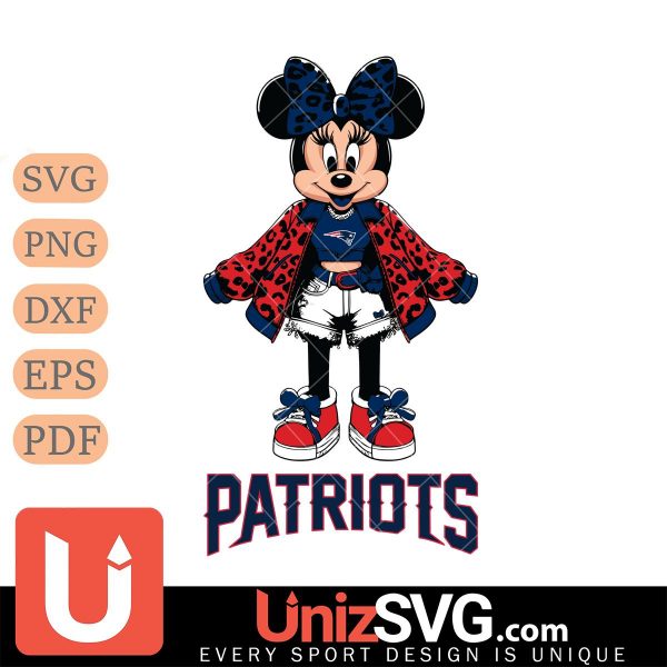 New England Patriots Style Minnie Disney