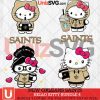 New Orleans Saints Hello Kitty SVG