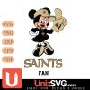 New Orleans Saints #1 Fan Minnie Mouse