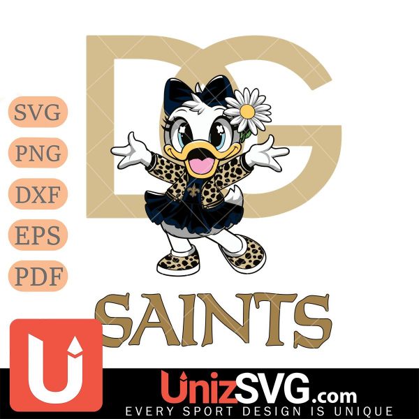 New Orleans Saints Dolce And Gabbana Daisy Duck Disney