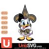 New Orleans Saints Fancy Daisy Duck Disney