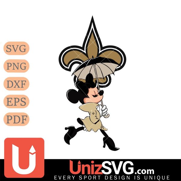 New Orleans Saints Fancy Minnie