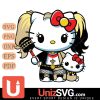 New Orleans Saints Hello Kitty Harley Quinn Horror