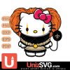 New Orleans Saints Hello Kitty Pennywise Horror