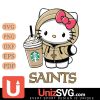 New Orleans Saints Hello Kitty Starbucks