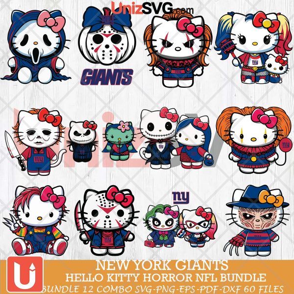 New York Giants Hello Kitty Horror bundle 12