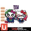 New York Giants Hello Kitty Joker x Harley Quinn Horror