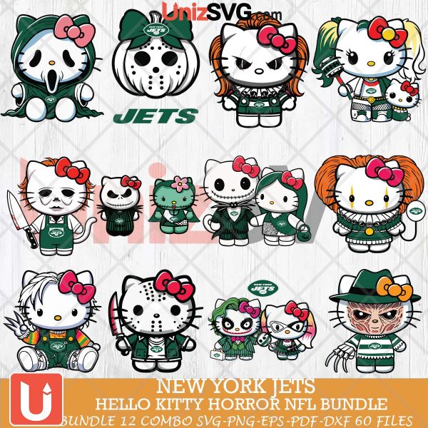 New York Jets Hello Kitty Horror bundle 12