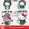 New York Jets Hello Kitty SVG