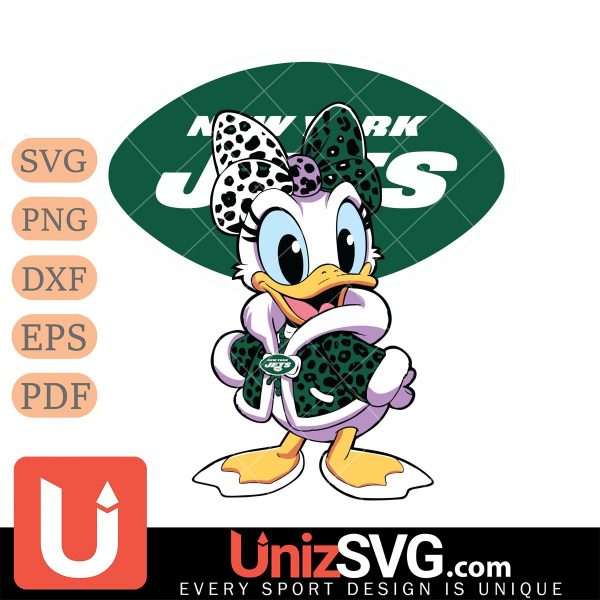 New York Jets Fancy Daisy Duck Disney