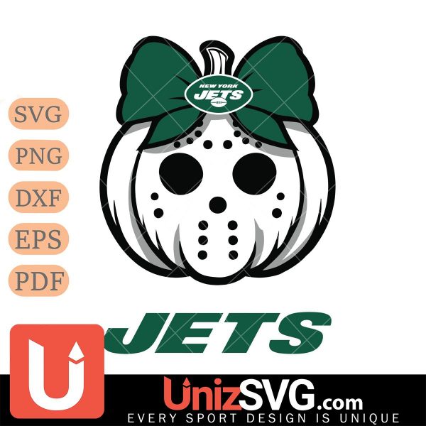 New York Jets Hello Kitty Jason Voorhees pumpkin Horror