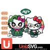 New York Jets Hello Kitty Joker x Harley Quinn Horror