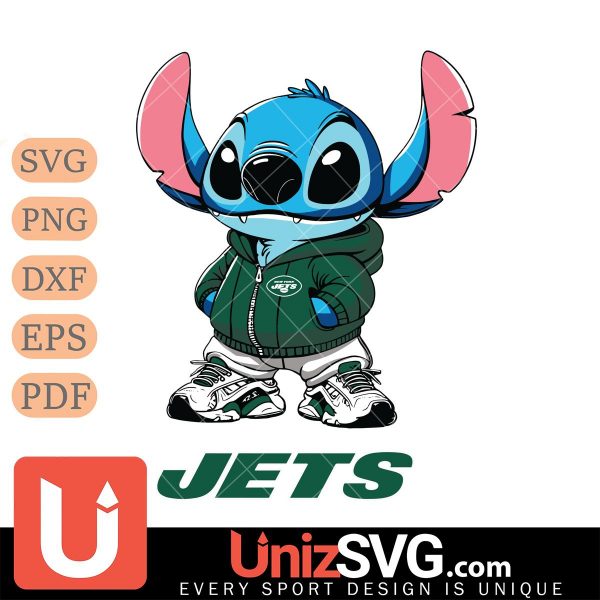 New York Jets Stitch Disney NFL