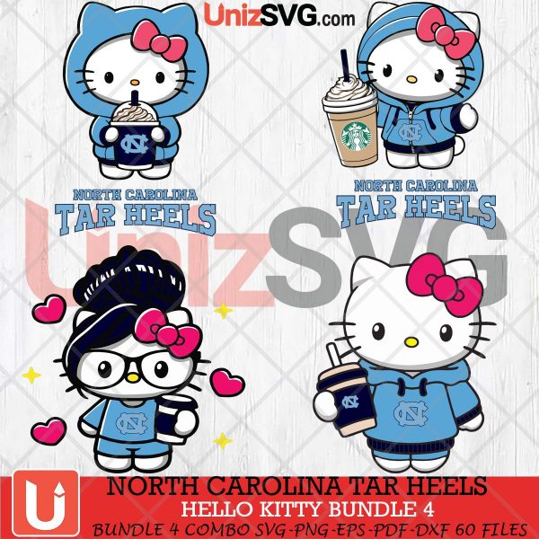 North Carolina Tar Heels Hello Kitty bundle 4