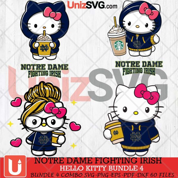 Notre Dame Fighting Irish Hello Kitty bundle 4