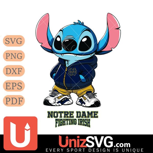 Notre Dame Fighting Irish Stitch Disney NCAA