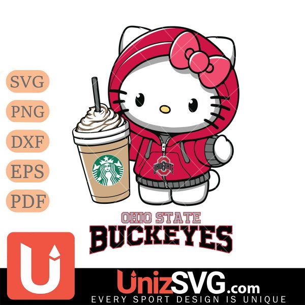 Ohio State Buckeyes Hello Kitty Starbucks