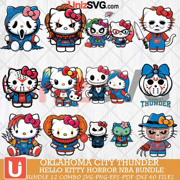 Oklahoma City Thunder Hello Kitty Horror bundle 12