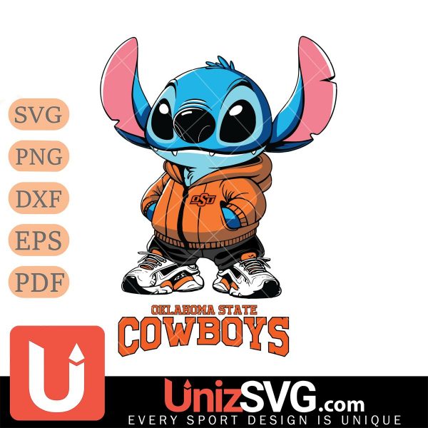 Oklahoma State Cowboys Stitch Disney NCAA