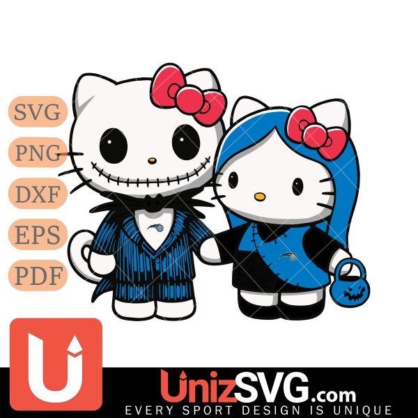 Orlando Magic Hello Kitty Skellington & Sally Horror