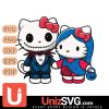 Philadelphia 76ers Hello Kitty Skellington & Sally Horror