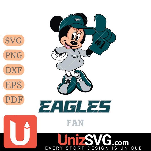 Philadelphia Eagles #1 Fan Minnie Mouse