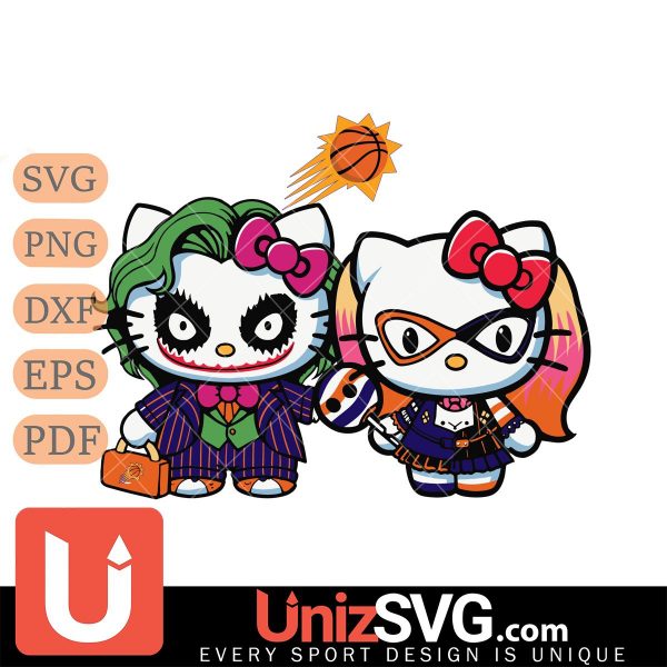 Phoenix Suns Hello Kitty Joker x Harley Quinn Horror