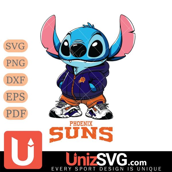 Phoenix Suns Stitch Disney NBA