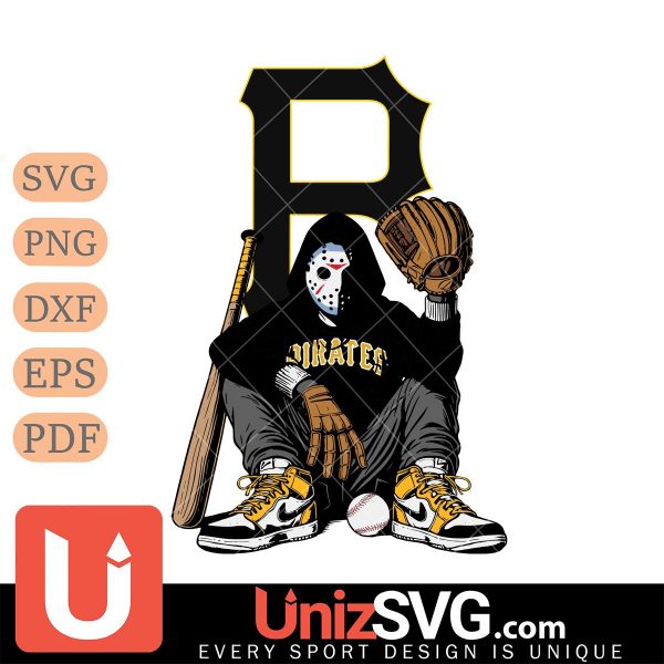 Pittsburgh Pirates MLB Jason Voorhees Halloween SVG