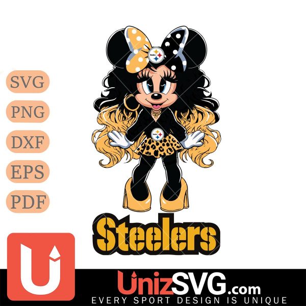 Pittsburgh Steelers Beauty Minnie Mouse