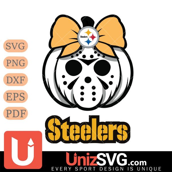 Pittsburgh Steelers Hello Kitty Jason Voorhees pumpkin Horror