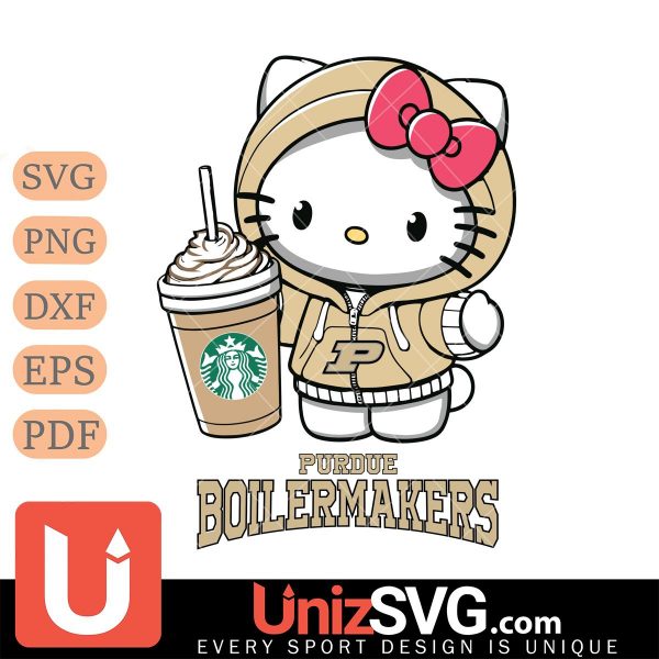 Purdue Boilermakers Hello Kitty Starbucks