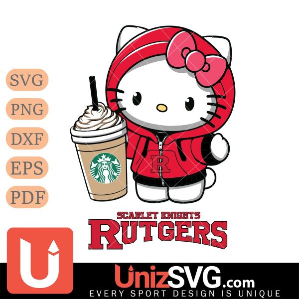 Rutgers Scarlet Knights Hello Kitty Starbucks