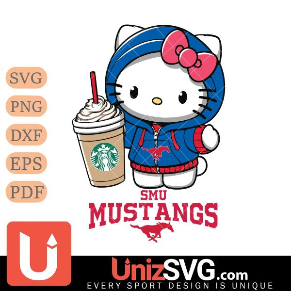 SMU Mustangs Hello Kitty Starbucks