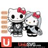 San Antonio Spurs Hello Kitty Skellington & Sally Horror