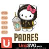 San Diego Padres Hello Kitty Starbucks