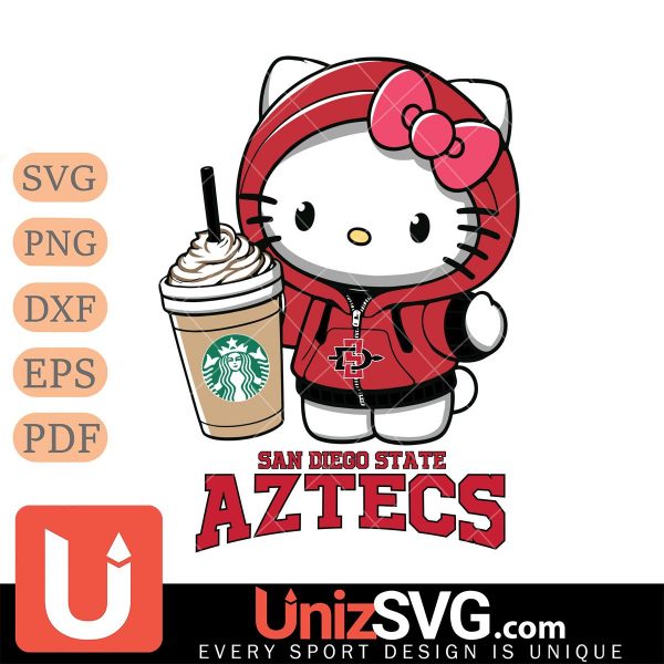 San Diego State Aztecs Hello Kitty Starbucks