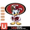 San Francisco 49ers Fancy Daisy Duck Disney