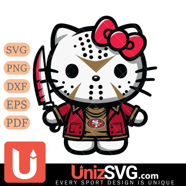 San Francisco 49ers Hello Kitty Jason Voorhees Horror