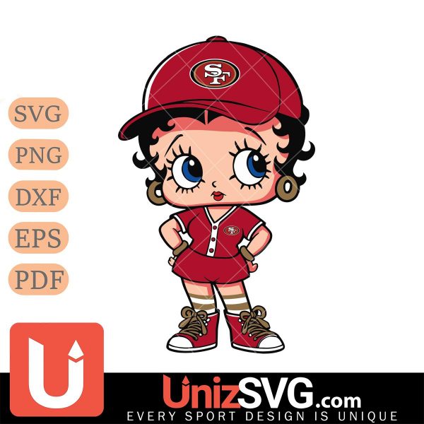 San Francisco 49ers betty boop