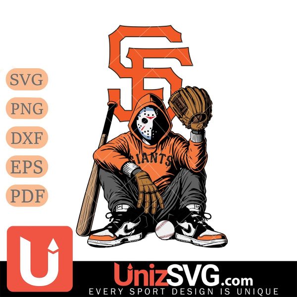 San Francisco Giants MLB Jason Voorhees Halloween SVG