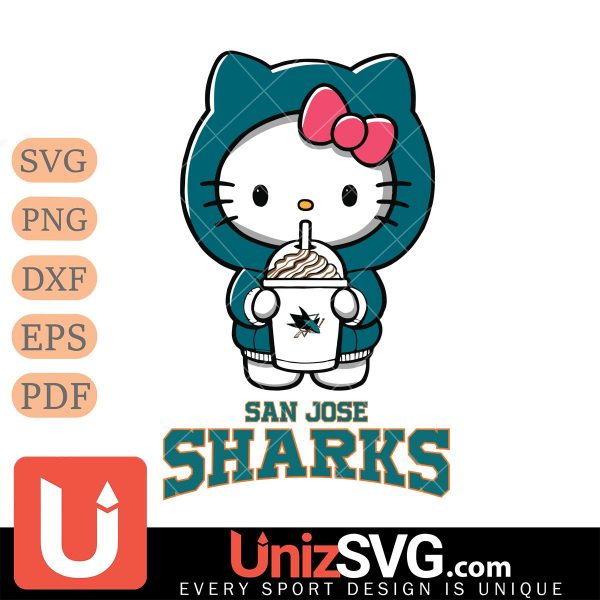 San Jose Sharks Hello Kitty 1