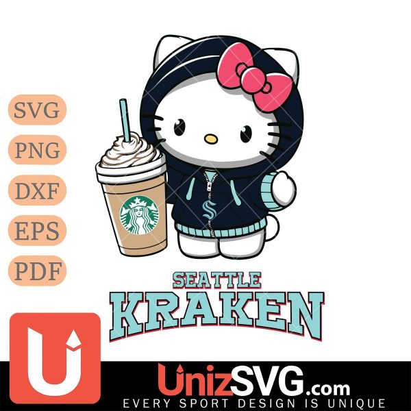 Seattle Kraken Hello Kitty Starbucks